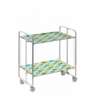 CARRITO DE TE PLEGABLE PASTA ARMAZON GRIS