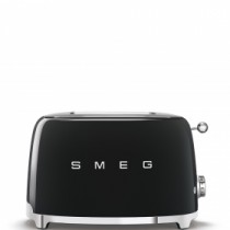 TOSTADOR 2 REBANADAS COLOR NEGRO SMEG