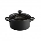 MINI COCOTTE REDONDA NEGRA LE CREUSET