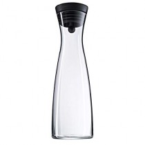 BOTELLA AGUA NEGRA CON TAPA 1,0 L. Basic