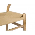 SILLA SALMA MAD. OLMO 54X42X80 CM