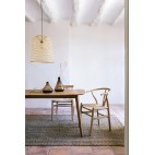 SILLA SALMA MAD. OLMO 54X42X80 CM