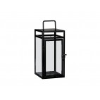 PORTAVELAS FAROL MET.NEG 15X15X35