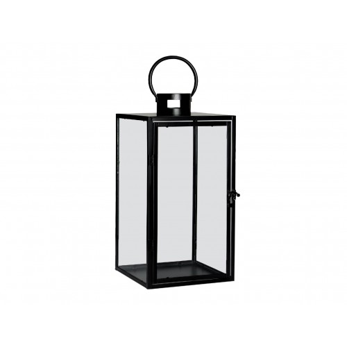 PORTAVELAS FAROL MET.NEG 22X22X54