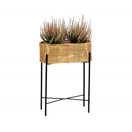  MACETERO MET RATTAN SINT. 49X20X66