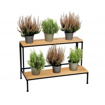  SOPORTE PLANTAS MAD/METAL 75X40X49