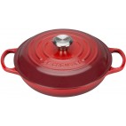 LE CREUSET CACEROLA BAJA INTERIOR BLANCO 26CM