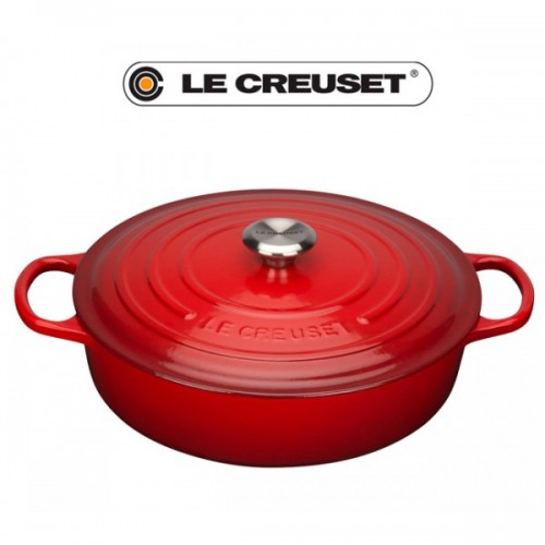 LE CREUSET COCOTTE REDONDA BAJA 30 CM REVOLUTION