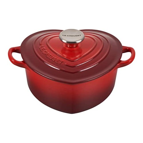 LE CREUSET COCOTTE CORAZON HIERRO FUNDIDO