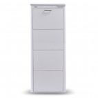 MUEBLE ZAPATERO METÁLICO KIBO, 4 COMPARTIMENTOS