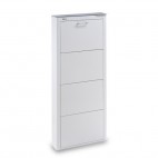 MUEBLE ZAPATERO METÁLICO KIBO, 4 COMPARTIMENTOS