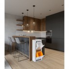 CUBO DE BASURA Y RECICLAJE LACADO, 2 CUBOS GRAN CAPACIDAD