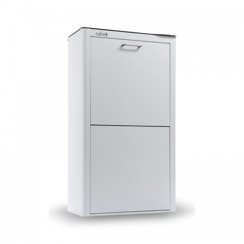 CUBO DE BASURA Y RECICLAJE LACADO, 4 CUBOS GRAN CAPACIDAD
