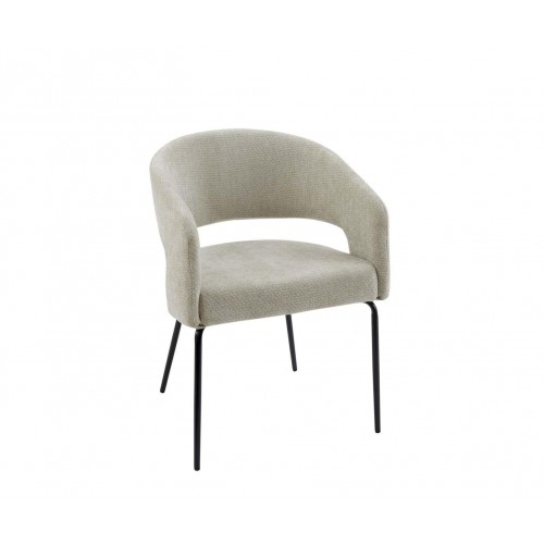  SILLA TAPIZADA MILA 56X56X82CM