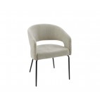  SILLA TAPIZADA MILA 56X56X82CM