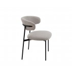 SILLA TAPIZADA LUCY 58X55X80CM
