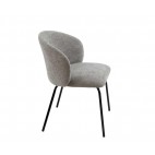 SILLA TAPIZADA LINA GRIS 59X56X79