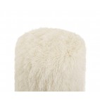 PUF MONGOLIAN MARFIL Ø36X45CM