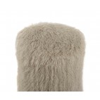 PUF MONGOLIAN BEIGE Ø36X45CM