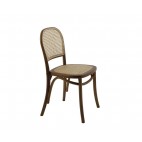 SILLA LAURENCE OLMO OSCURA 45X42X86