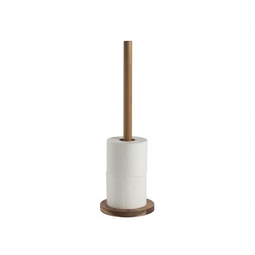 PORTAROLLOS BAÑO ACACIA Ø15X48CM