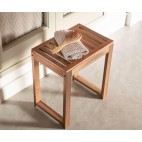 TABURETE ACACIA 40X28X45CM