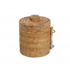  CUBITERA RATAN CON PINZAS Ø20X25CM