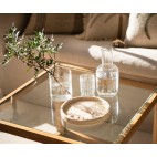 JARRA VIDRIO AGUA C/VASO 800ML