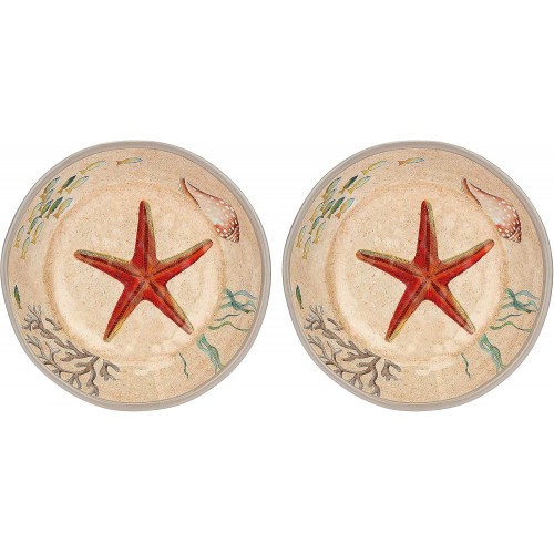 SET 2 PLATOS HONDOS MELAMINA SEALIFE