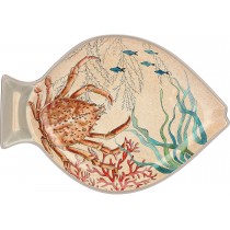 SET 2 PLATOS PEZ MELAMINA SEALIFE