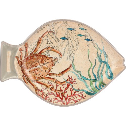 SET 2 PLATOS PEZ MELAMINA SEALIFE