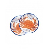 SET 2 PLATOS POSTRE OCEAN LIFE DE MELAMINA
