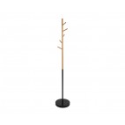 PERCHERO METAL/BAMBU NEGRO