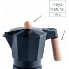CAFETERA ITALIANA 6 TAZAS NEGRA