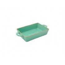 ROSE TULIPANI FUENTE HORNO CONCERTO VERDE AQUA 38 X 22 X 7,5CM