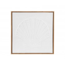 CUADRO ABSTRACTO SHELL 40X40CM