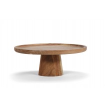 BANDEJA TARTA MADERA ACACIA Ø25X9,5