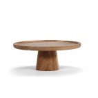 BANDEJA TARTA MADERA ACACIA Ø25X9,5