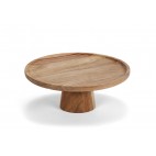 BANDEJA TARTA MADERA ACACIA Ø25X9,5