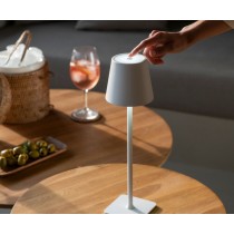 Lámpara de led inalámbrica blanca