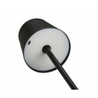 Lámpara de led inalámbrica negra