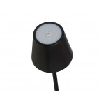 Lámpara de led inalámbrica negra