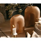 FLORERO RAINBOW VID.MARRÓN 16X20X7