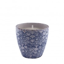 Vela Exterior citronela Azul 15.5 x 15cm