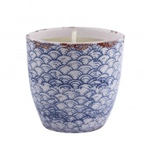 Vela Exterior citronela Azul 19 x 18cm