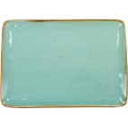 Concerto - Plato Rectangular 27 x 19 cm, Verde Acqua