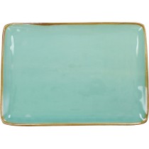 Concerto - Plato Rectangular 27 x 19 cm, Verde Acqua