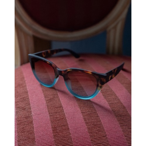 OKKIA GAFAS SOL SILVIA HAVANA AZUL