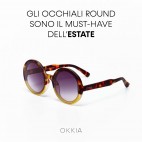 OKKIA GAFAS SOL MONICA HAVANA AMARILLO