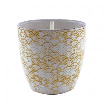 VELA DE EXTERIOR CITRONELA AMARILLA 19 X 18CM